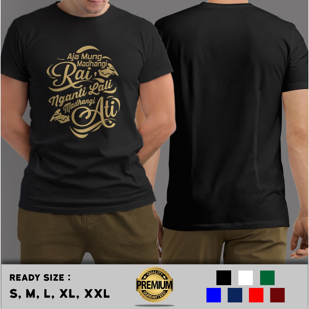 Kaos Quotes bahasa Jawa Terlaris
