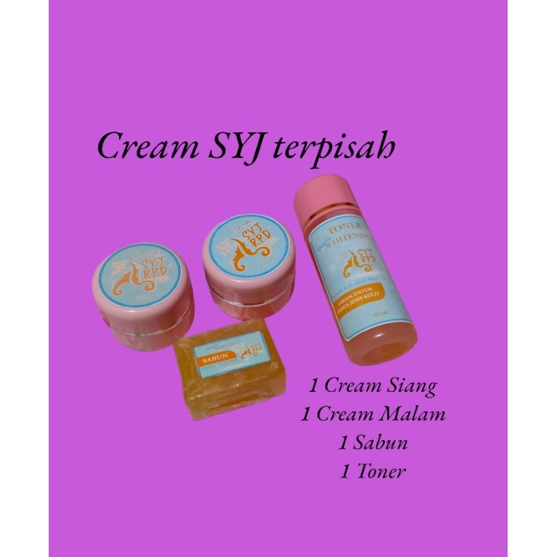 Paket Cream SYJ Terpisah