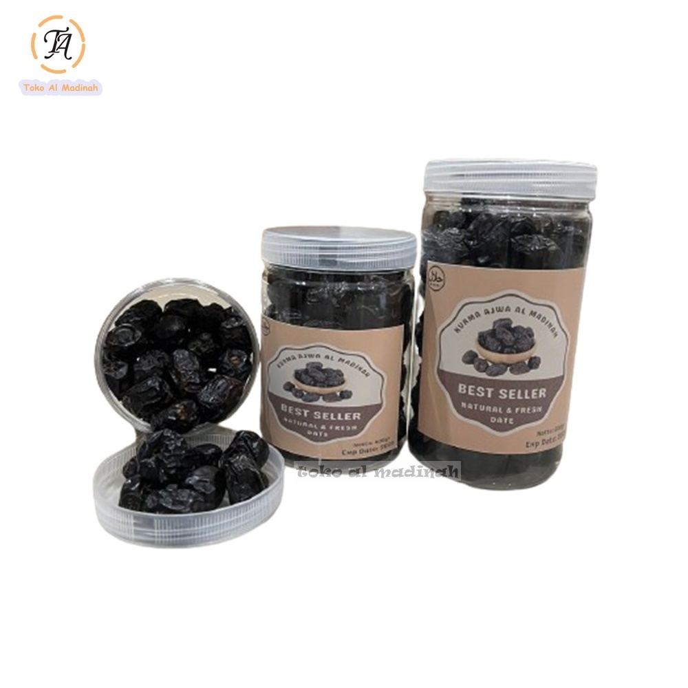 

Kurma Ajwa Medium Premium / Kurma Nabi / Kurma Rasul / Kemasan Toples