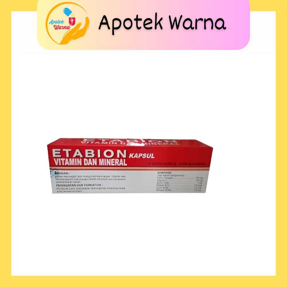 ETABION KAPSUL / STRIP VITAMIN DAN MINERAL