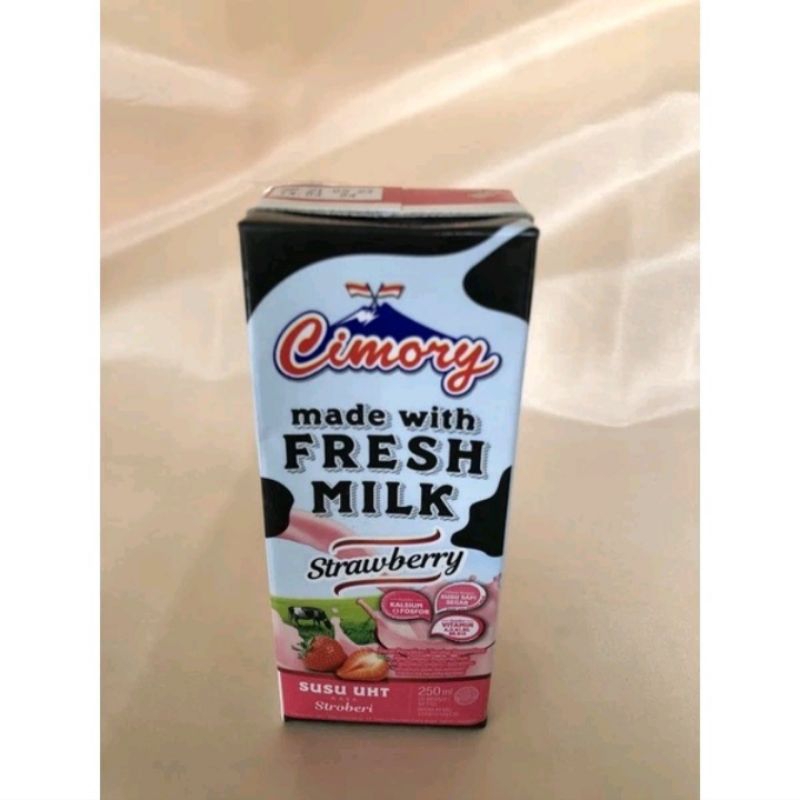 

susu uht cimory rasa strawberry uk 250ml