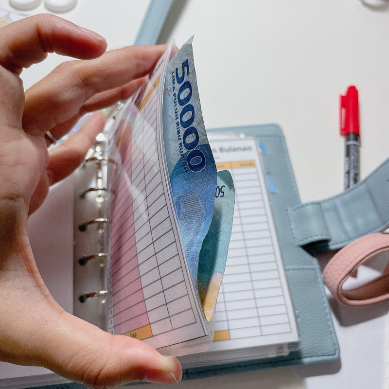 

Buku Binder Jurnal Budgeting Perlengkapan Kertas A7