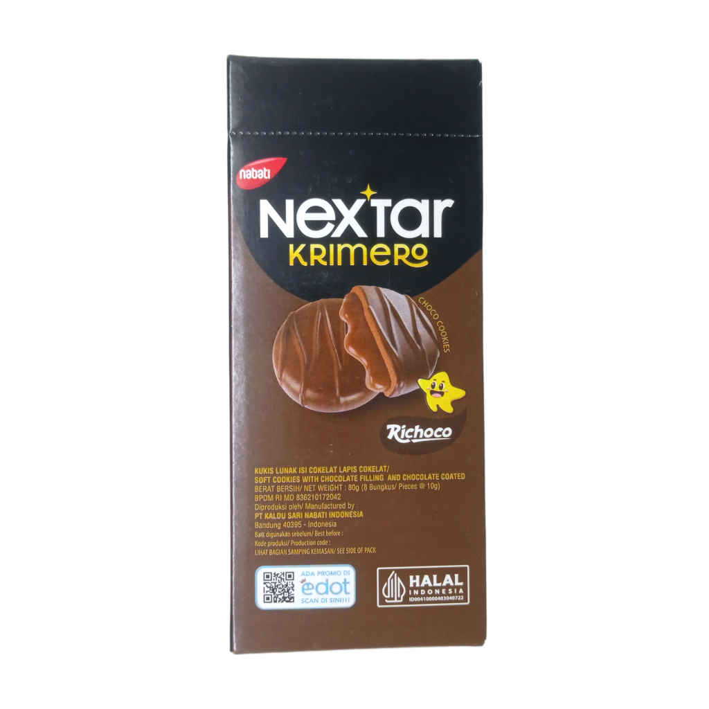 

Nabati Nextar Krimero Choco Cookies netto 80 gr