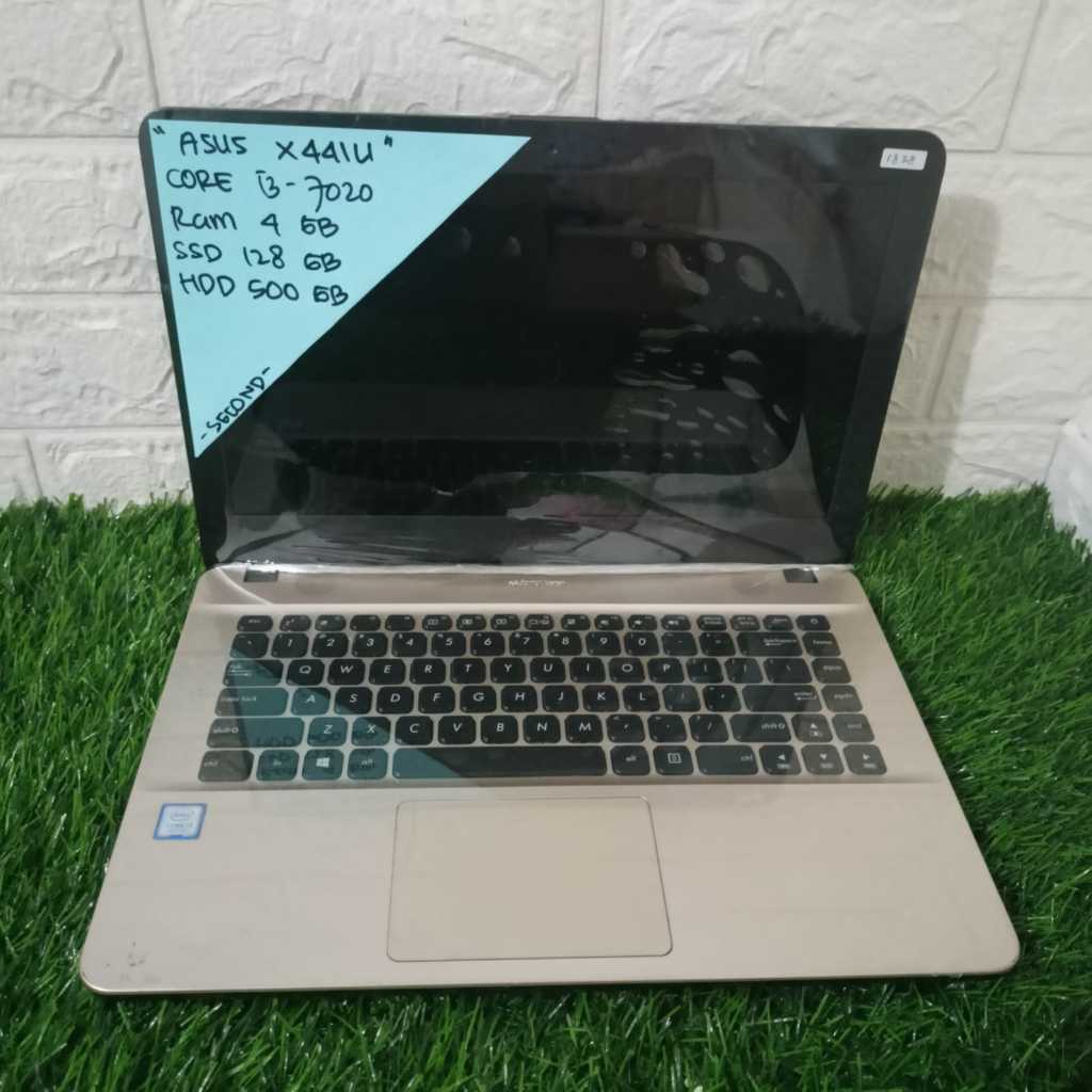 JUAL LAPTOP MURAH ASUS X441U CORE I3 RAM 4GB SSD 128GB HDD 500G (1838)