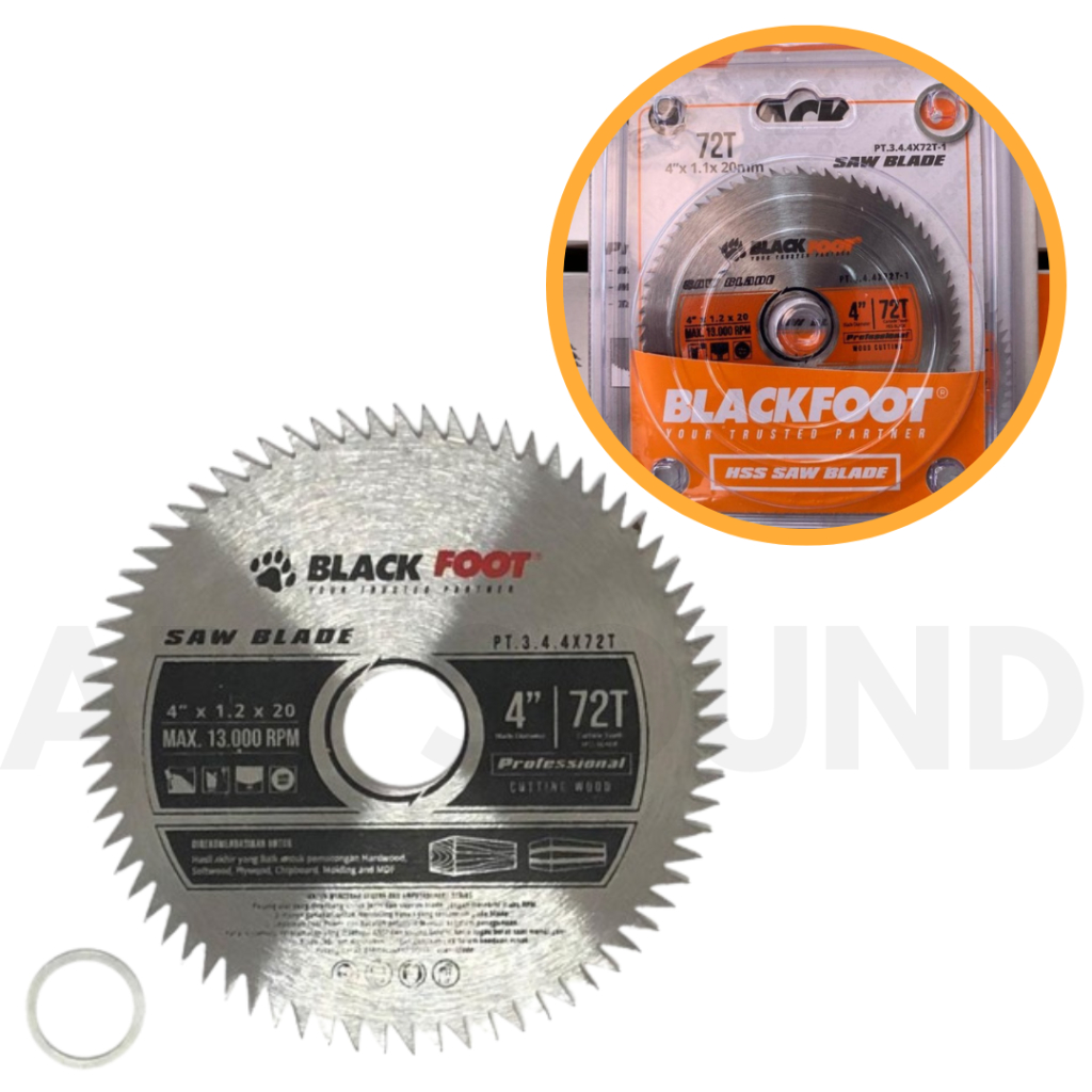 Mata Gerinda Potong Kayu 4 Inch 72T