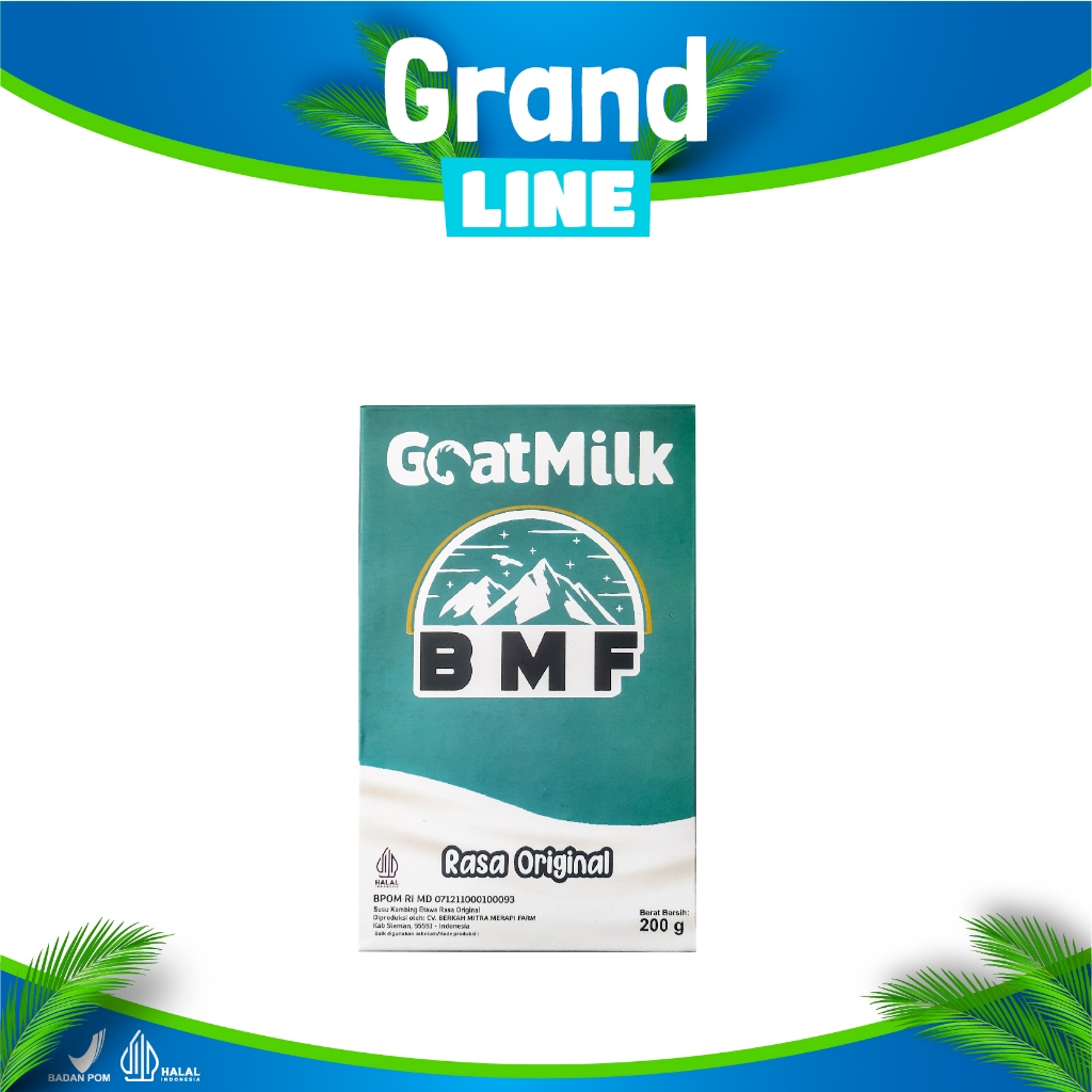 

BMF Goat Milk Susu Kambing Etawa Premium Full Cream 200g BPOM