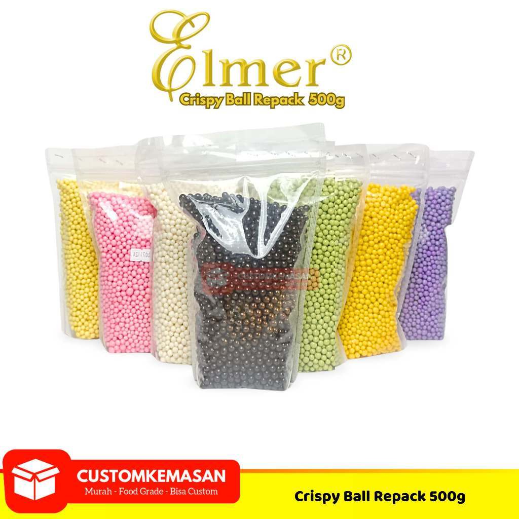 

Elmer Crispy Ball / Crispy Ball / Crispy Ball Elmer 500gr / Crispy Ball Dark Cokelat / Crispy Ball Grape / Crispy Ball White