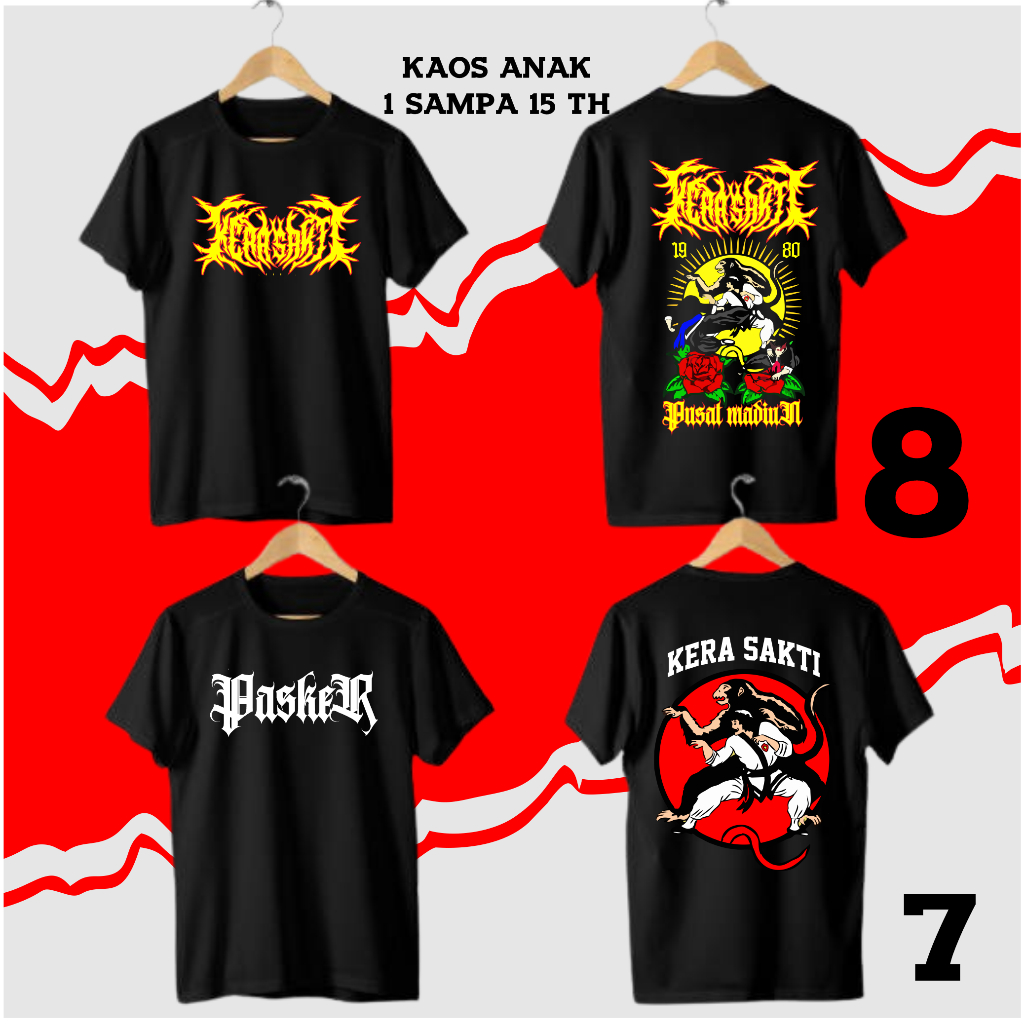 kaos ikspi kera sakti anak