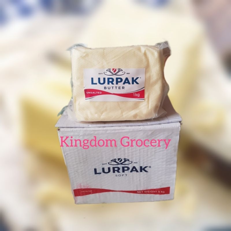 

LURPAK UNSALTED BUTTER/PURE BUTTER FAT 82% 1kg (Original)