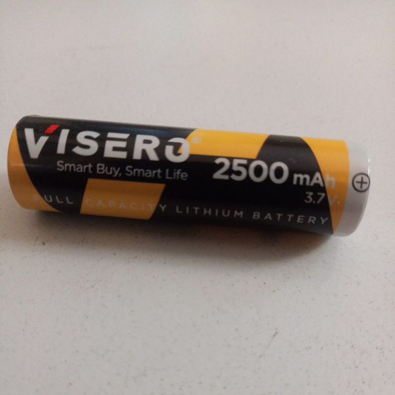 battery lithium3,7v  2500 MAh visero