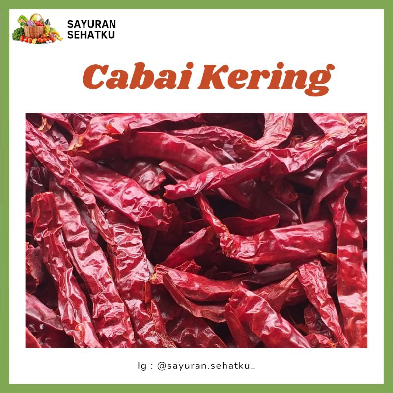 

Cabai Kering Cabe Kering 100 gram