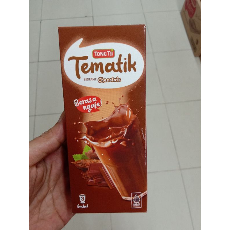 

Tong Tji Tematik 3 sachet Ginger lemongrass matcha latte teh tarik.