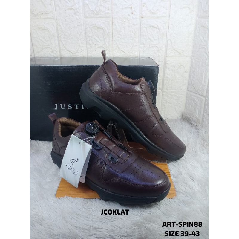 SEPATU KULIT ASLI JUSTIN OTTO SPIN-88