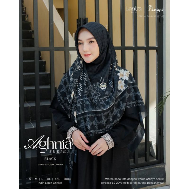 HIJAB JILBAB SCARF AGHNIA BY LANIRA