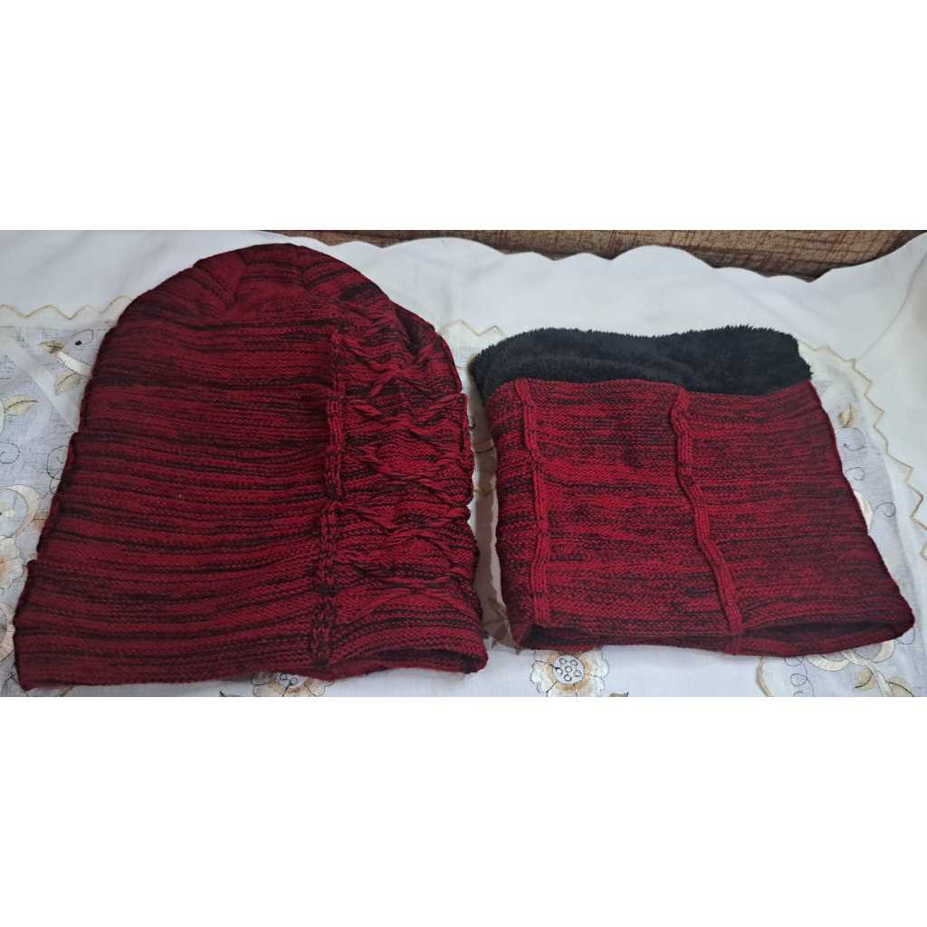 TOPI SYAL WINTER RAJUT HANGAT