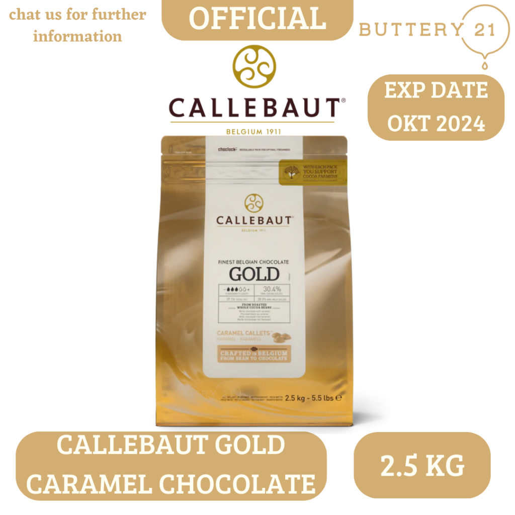 

Callebaut Gold Chocolate Couverture 2.5 KG