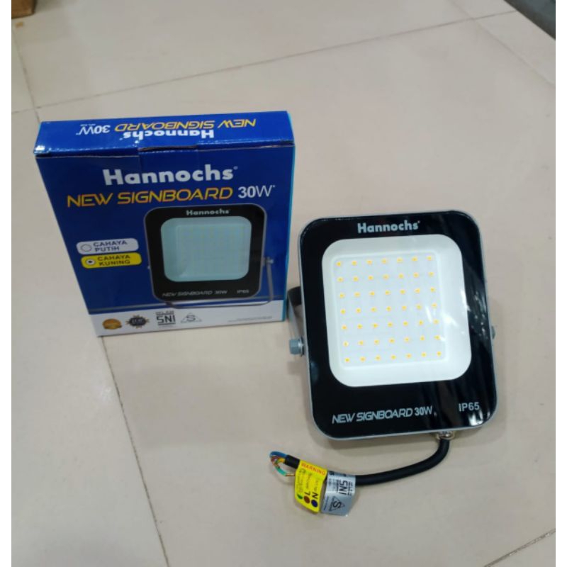 Lampu Sorot LED Hannochs 30watt signboard New