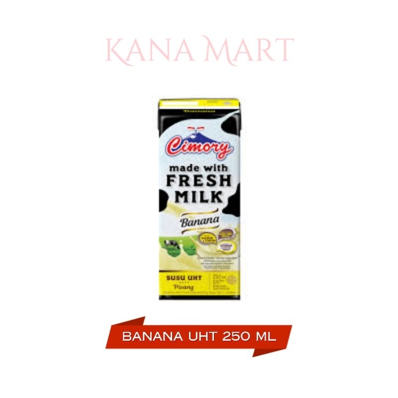 

CIMORY BANANA UHT 250 ML 1 KARTON