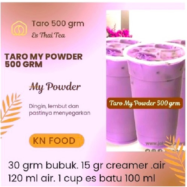 

Bubuk Minuman Taro 500gram - Taro Powder Drink