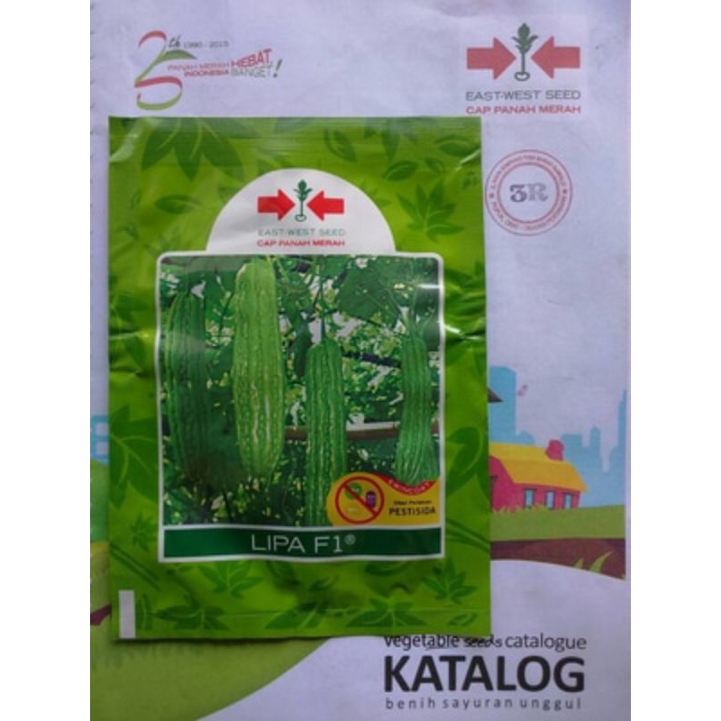 Benih Paria Pare Lipa F1 Isi Benih Per Sachet 50 butir Expayed. 2025 (Terbaru)/Termurah Seindonesia/