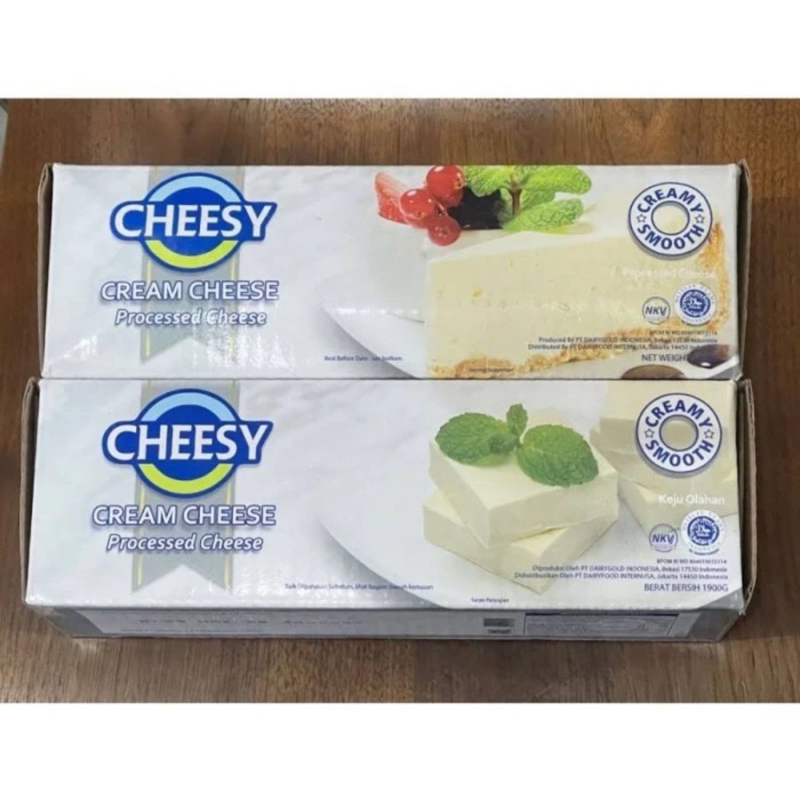 

250 gr CHEESY Processed Cream Cheese Creamcheese Olahan Repack 250 gr