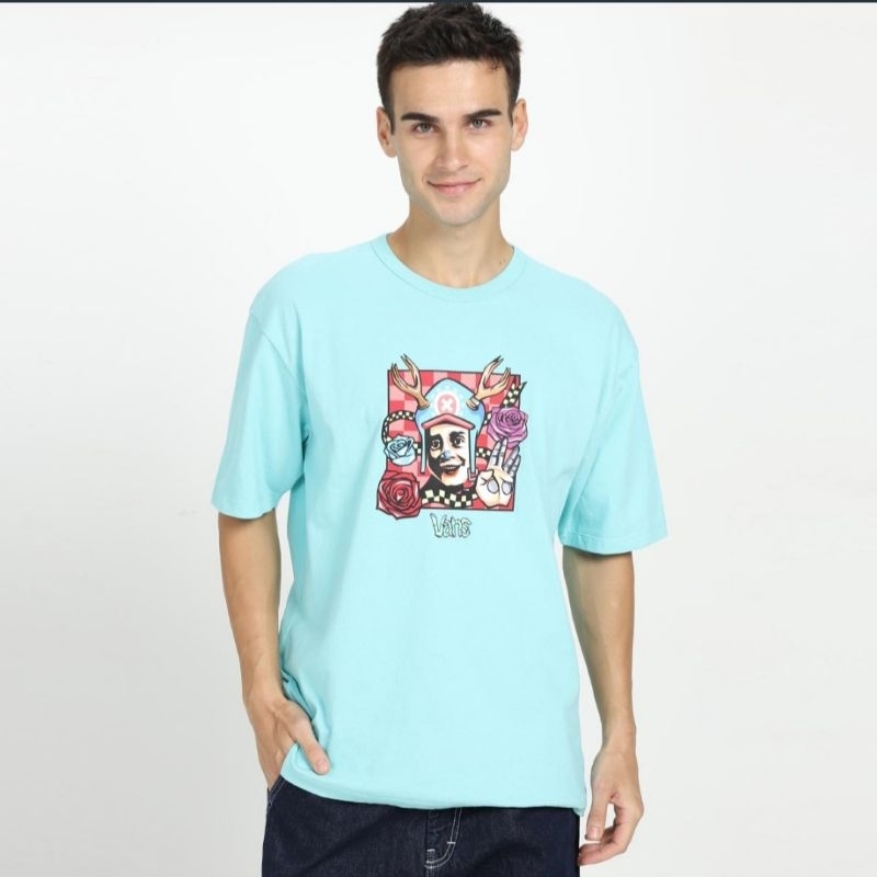 Vans One Piece Cookie SS Tee - Aqua Sky [VN0008FVNAX]