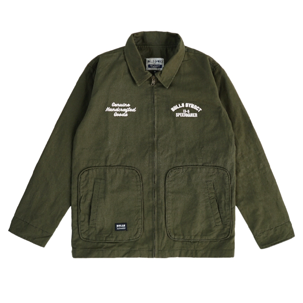 BULLS SYNDICATE Deck Jacket | Corrado Green Army
