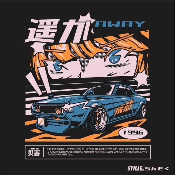 Sablon Baju DTF Sablon Kaos Print DTF Tema MOBIL V3