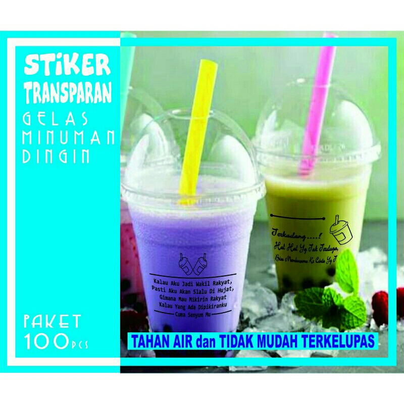 

STIKER KATA-KATA 12 KARAKTER MINUMAN KEMASAN CUP (vol 2)