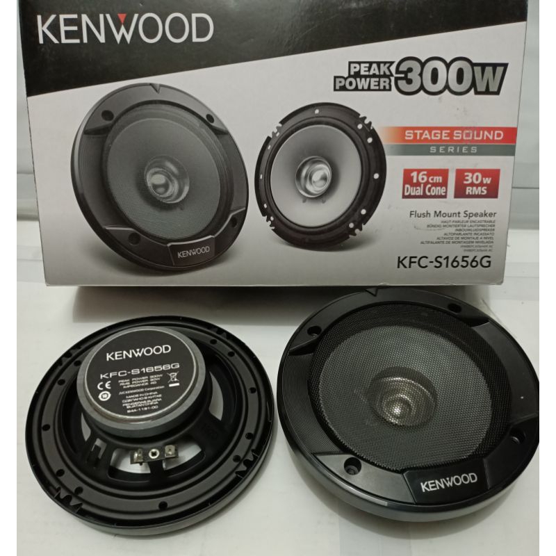 speaker pintu mobil Kenwood KFC -S1656G speaker 6 inch dual cone peak power 300watts