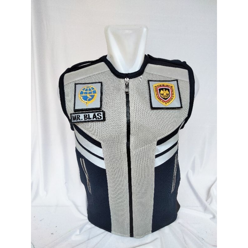 rompi Kemenhub/dishub,rompi Kemenhub terbaru rompi Kemenhub jala tebal kualitas terbaik abu navy