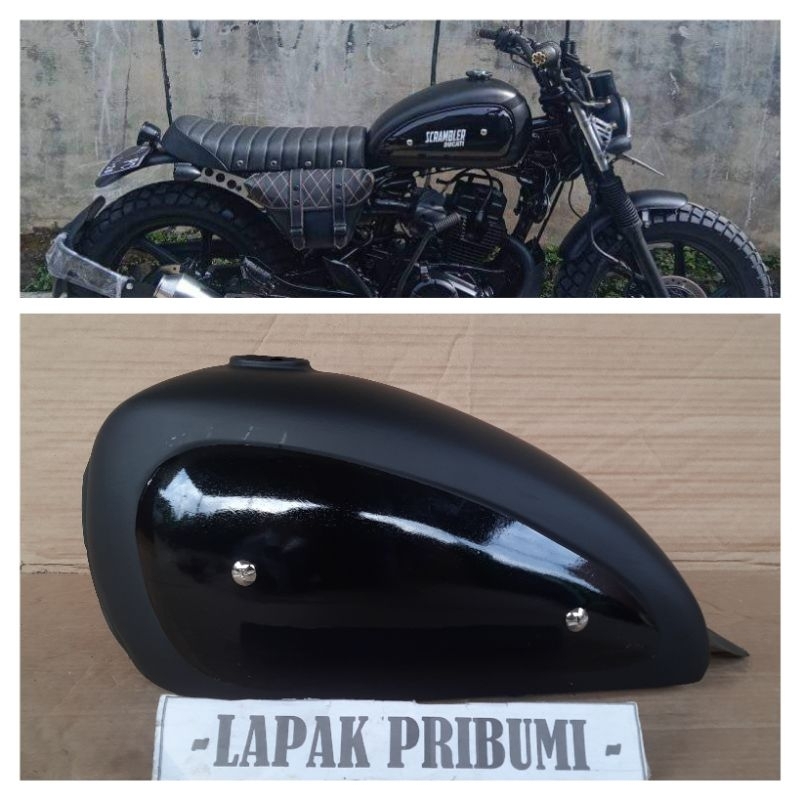 Tangki Japstyle Bobber Triumph Thunder Tiger Megapro Scorpio Byson Gl