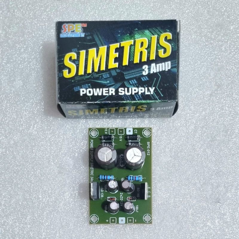 Kit Power Supply Simetris 15 Volt CT 3A By Speed