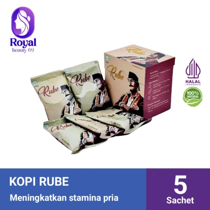 

Kopi Rube Original - Kopi Bubuk Arabika Meningkatkan Stamina Vitalitas Pria - 1 Box