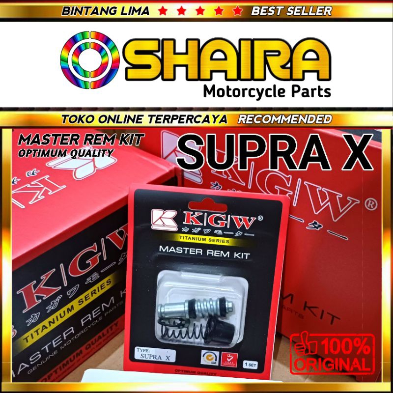 MASTER REM KIT/SEAL MASTER REM DEPAN  SUPRA X/MEGAPRO/TIGER/SHOGUN/SAMASH/SATRIA FU SEAL MASTER REM 