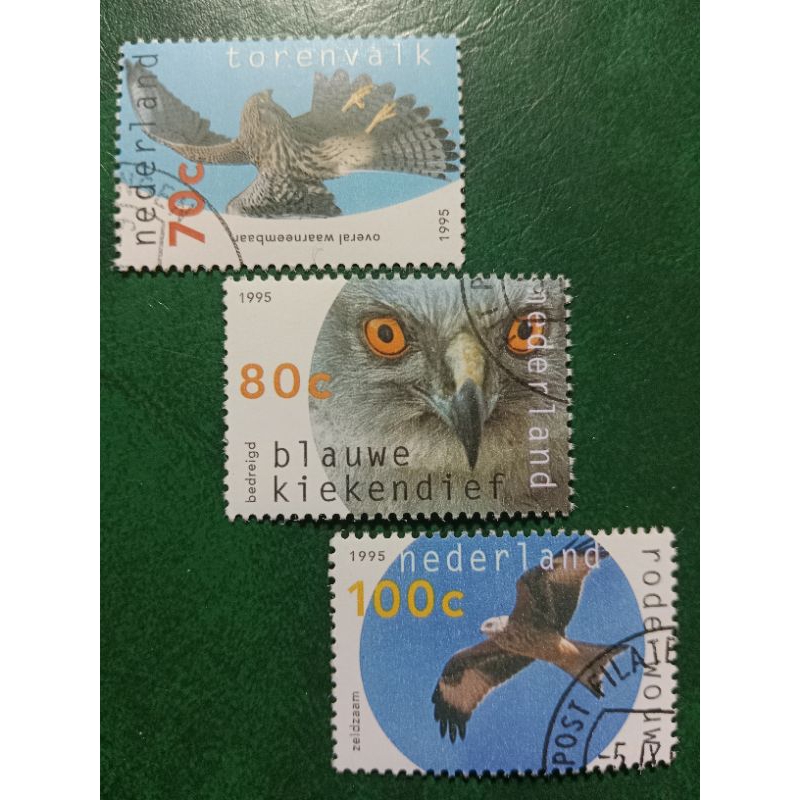 

Prangko Nederland 3 Pcs Burung tahun 1995