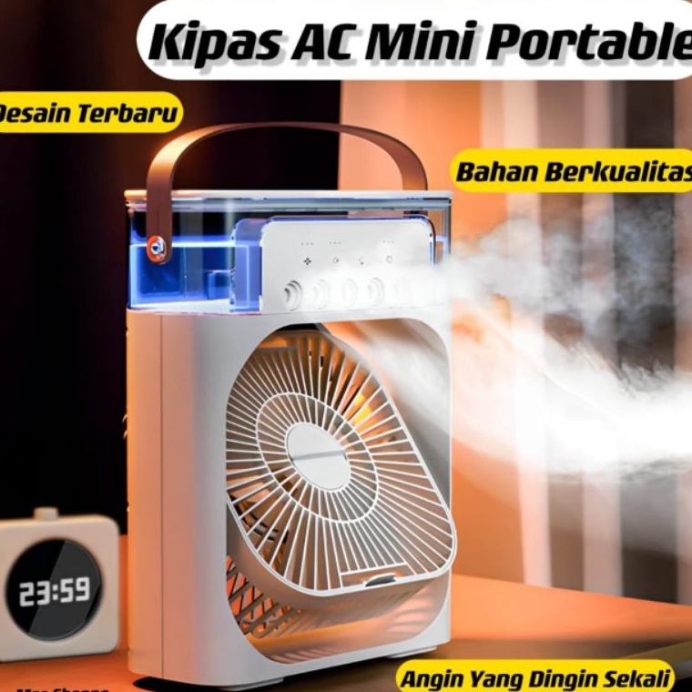 Qys KIPAS PENDINGIN MINI AC PORTABLE AIR COLLER MOBIL DAN RUANGAN  AC