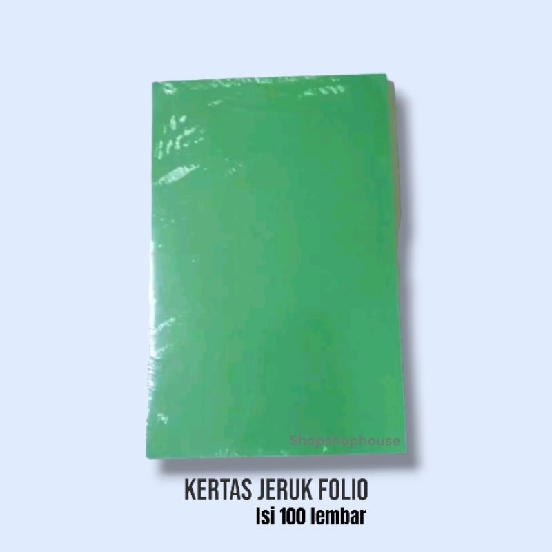 

Kertas jilid folio /kertas jeruk / kliping F4 (100 lembar)