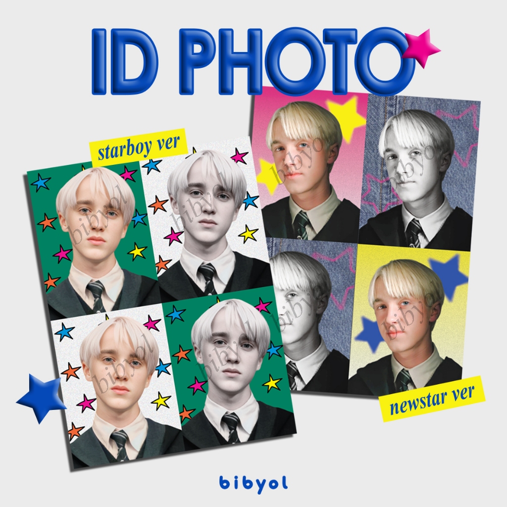Harry Potter Draco Malfoy Portrait ID Foto Fanmade Fanmerch Fankit unofficial