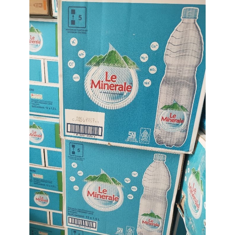 

Le minerale 1500 ml 1 dus isi 12 botol