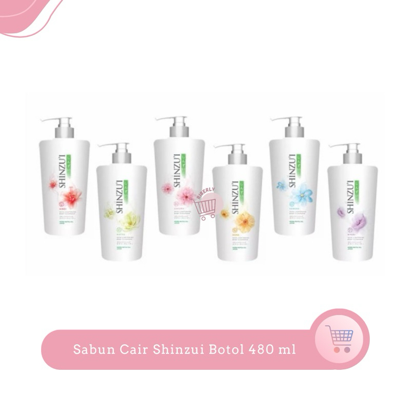 Shinzui Sabun Cair Botol 480 ml All Varian / Sabun Mandi Shinzu’i Botol Pump