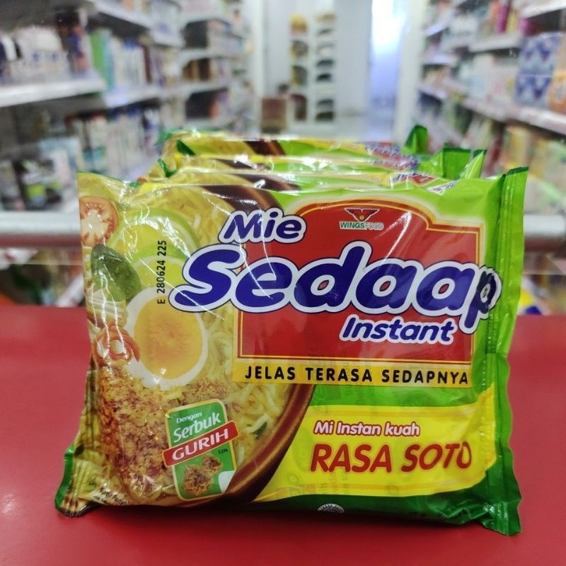 

Sedap kuah rasa soto 375gr,1pak/5pcs@75gr
