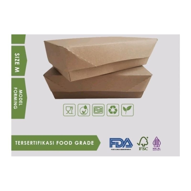 paper lunch box M kraf jadi