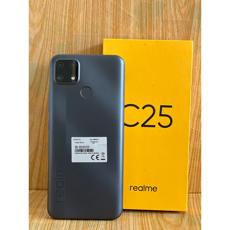 Realme C25 4/128GB Garansi Resmi Original