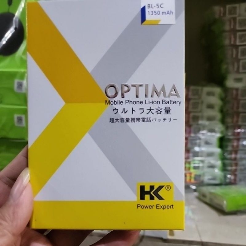 HK- BATERAI BATTERY BATRE NOKIA BL5C BL 5C BL4C BL 4C DOUBLE POWER HK OPTIMA ORIGINAL