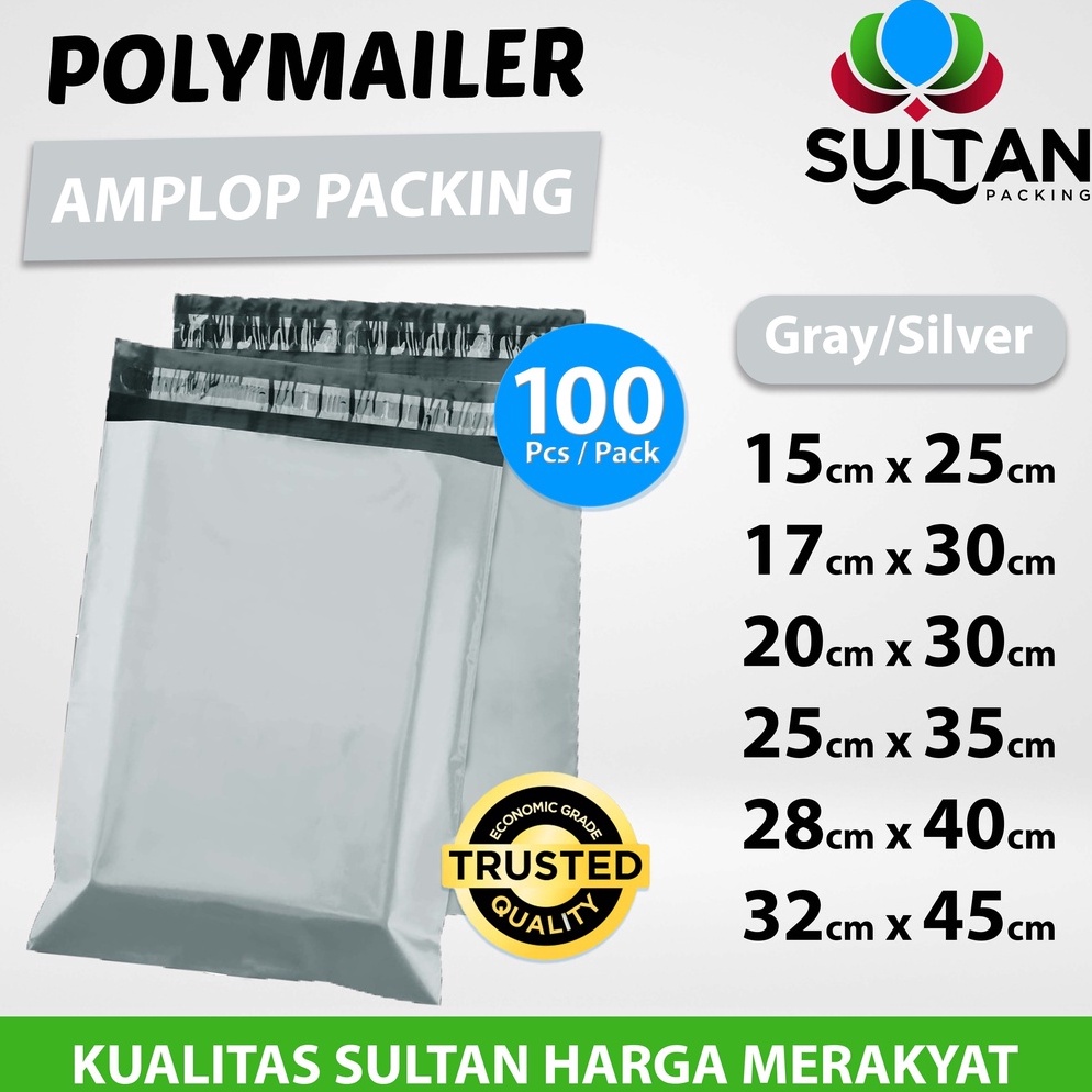 

Terbaru Polymailer Pack Light Grey Termurah Amplop Plastik Packing Olshop Ekonomis 8L