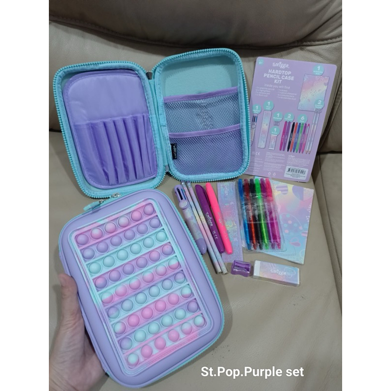 

yoursmiggy - kotak pencil pop it smiggle , pencil case pop it , kotak pensil anak anak, popem hardtop
