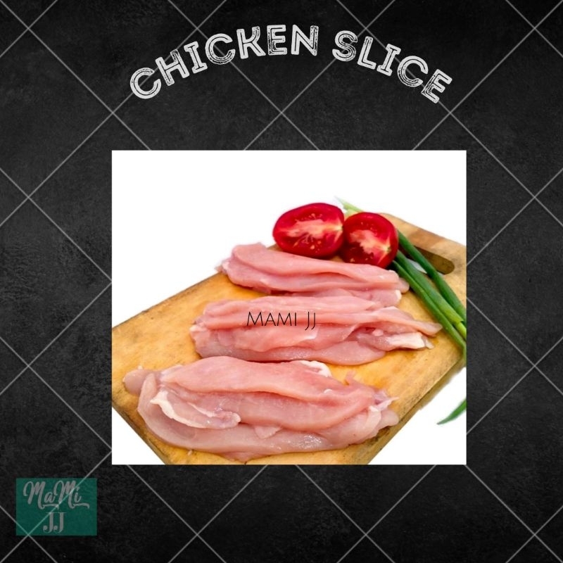 

Chicken Slice /Daging Ayam iris tipis/Dada slice