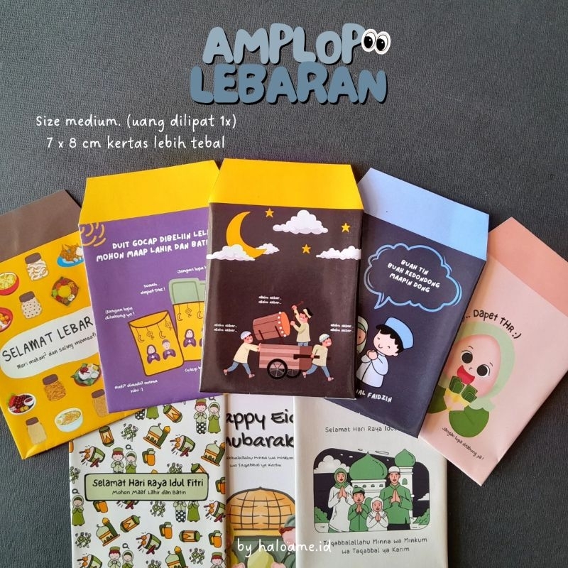 

AMPLOP LEBARAN PREMIUM (BAHAN TEBAL DAN GLOSY)
