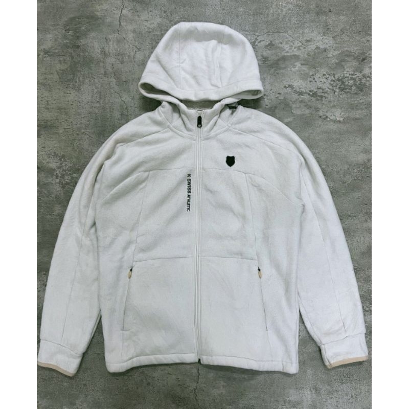 HOODIE K-SWISS SHERPA SECOND KONDISI BARU